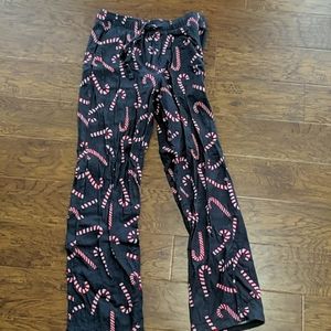 candy cane Christmas pajamas